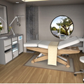 Lotus Esthetician Table (Electric, 3-Motor)